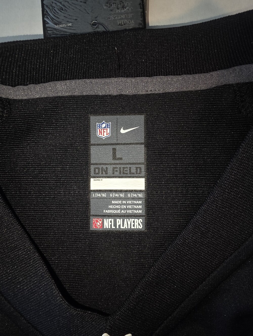 NWT Nike NFL Pittsburgh Steelers Kenny Pickett Jersey Black On Field Men's SZL - Picture 6 of 9